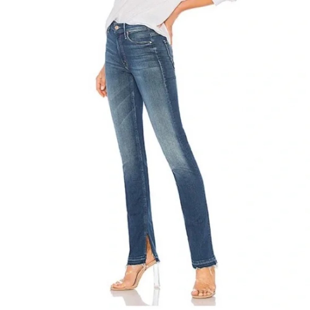 MOTHER The Rascal Slit Undone Hem Goin' For Gold